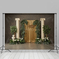 Aperturee - Aperturee Sacred Elegant Boho Floral Sweet Wedding Backdrop