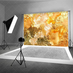 Aperturee - Aperturee Shimmering Gold Foil Texture Photography Backdrop Elegant Abstract Metallic Background for Studio and Events