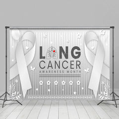 Aperturee - Aperturee Silver Ribbon Lung Cancer Awareness Month Backdrop