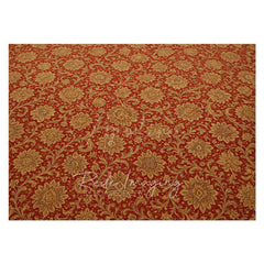 Aperturee - Aperturee Slovakia Floral Pattern Rubber Floor Mat For Photo