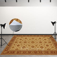 Aperturee - Aperturee Slovakia Repeat Floral Photo Fabric Floor Backdrop