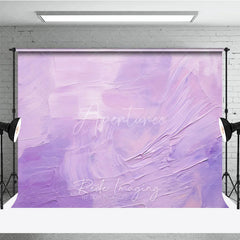 Aperturee - Aperturee Soft Lavender Oil Painting Texture Photography Backdrop Abstract Artistic Portrait Background