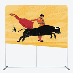 Aperturee - Aperturee Spanish Bullfighting Show Square Tension Backdrop