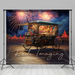Aperturee - Aperturee Sparkle Sky Vending Cart Independence Day Backdrop