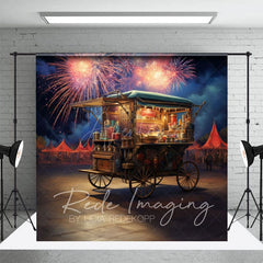 Aperturee - Aperturee Sparkle Sky Vending Cart Independence Day Backdrop