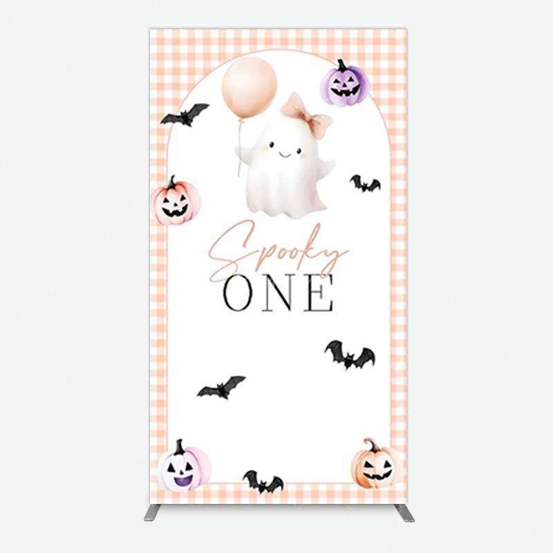 Aperturee Aperturee Spooky One Boo 1St Halloween Birthday Rectangle Backdrop