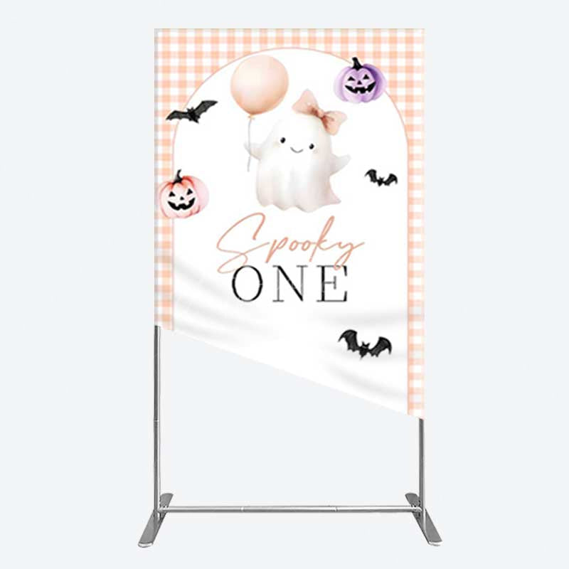 Aperturee Aperturee Spooky One Boo 1St Halloween Birthday Rectangle Backdrop