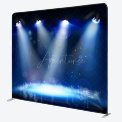 Aperturee - Aperturee Stage Lighting Bokeh Photo Square Tension Backdrop