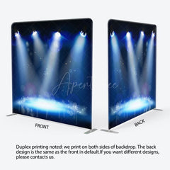 Aperturee - Aperturee Stage Lighting Bokeh Photo Square Tension Backdrop