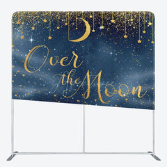 Aperturee - Aperturee Starlit Sky Over The Moon Square Tension Backdrop