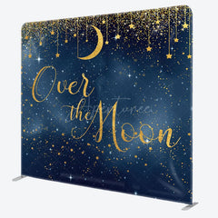 Aperturee - Aperturee Starlit Sky Over The Moon Square Tension Backdrop