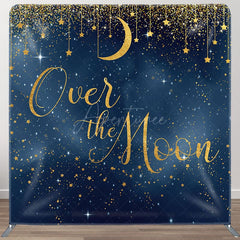 Aperturee - Aperturee Starlit Sky Over The Moon Square Tension Backdrop