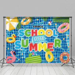 Aperturee - Aperturee Summer Vacation For Kids Pool Party Photo Backdrop
