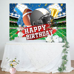 Aperturee - Aperturee Super Bowl Champion Field Happy Birthday Backdrop
