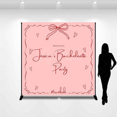 Aperturee - Aperturee Sweet Bachelorette Week Custom Bridal Shower Backdrop