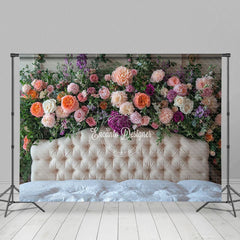 Aperturee - Aperturee Sweet Fresh Spring Photography Headboard Backdrop