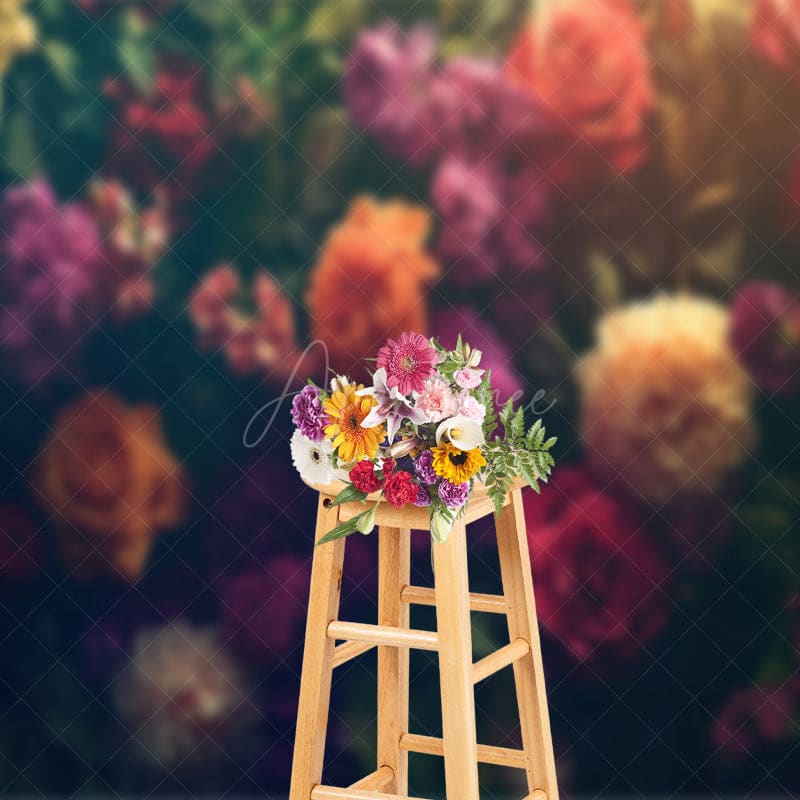 Aperturee - Aperturee Sweet Sunshine Floral Spring Photography Backdrop
