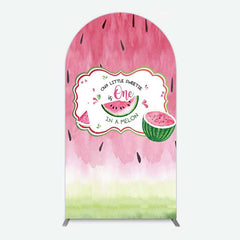 Aperturee Aperturee Sweetie One In A Melon Birthday Arch Backdrop