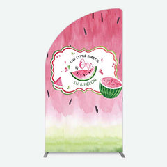 Aperturee Aperturee Sweetie One In A Melon Birthday Half Moon Arch Backdrop