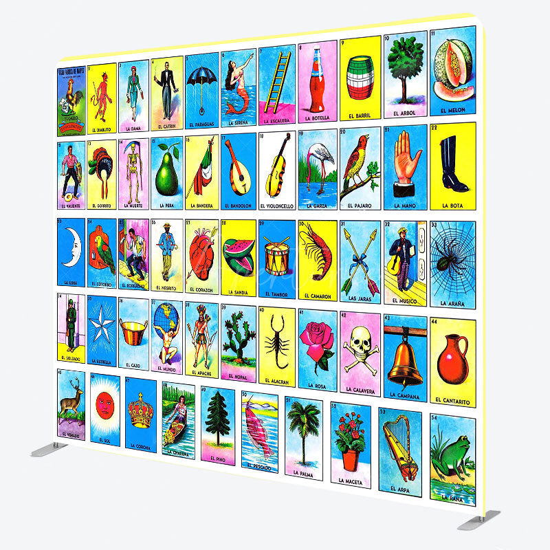 Aperturee - Aperturee Tarot Card Cartoon Birthday Square Tension Backdrop