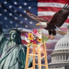 Aperturee - Aperturee The White House Celebration Eagle Photo Backdrop