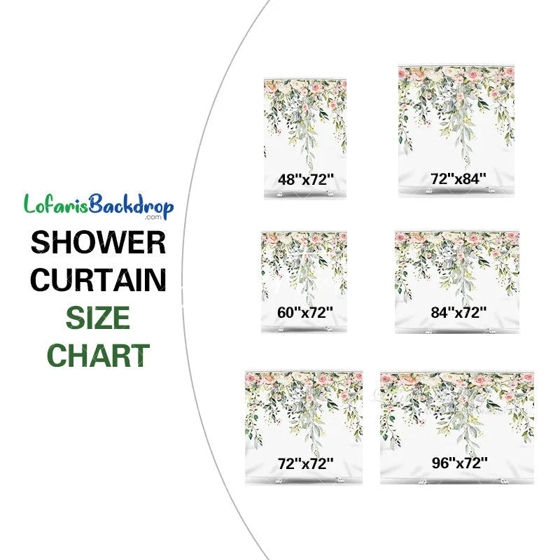 Aperturee - Aperturee Traditional Red and Green Christmas Shower Curtain featuring Santa Snowman and Festive Holiday Elements