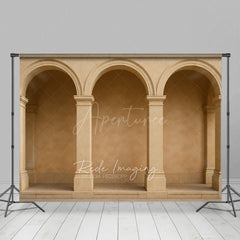 Aperturee - Aperturee Triple Arch Nude Color Architecture Photo Backdrop