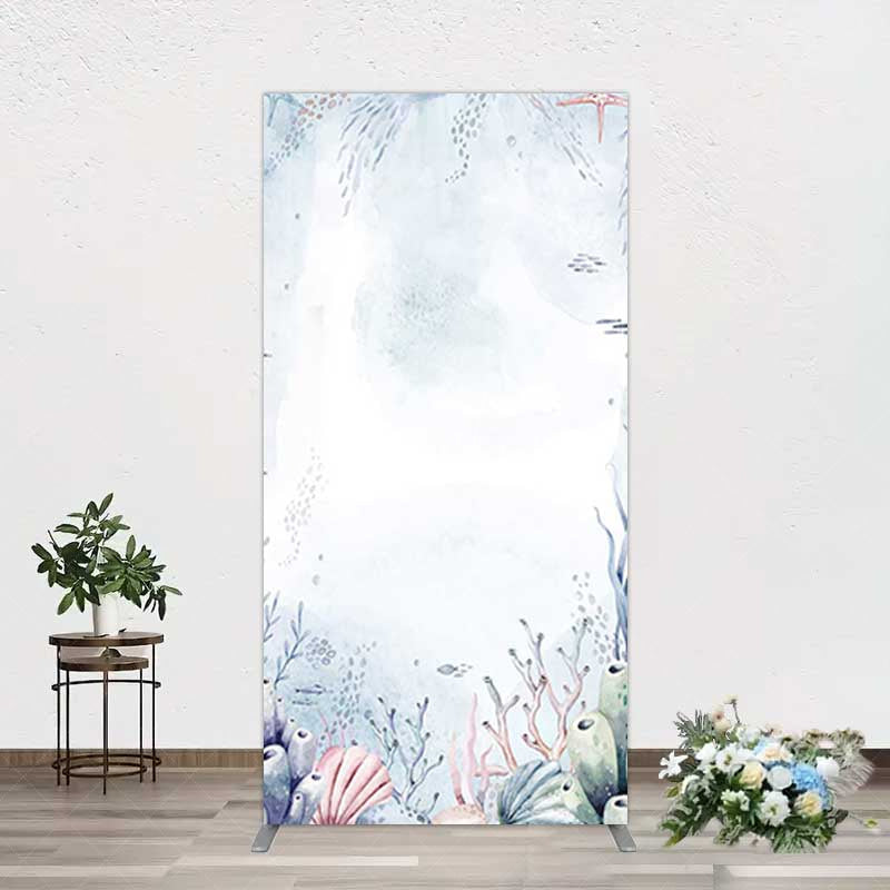 Aperturee Aperturee Under Sea Coral Birthday Party Rectangle Backdrop