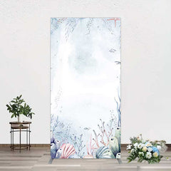 Aperturee Aperturee Under Sea Coral Birthday Party Rectangle Backdrop