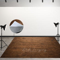 Aperturee - Aperturee Uneven Dark Brown Fabric Floor Backdrop For Photo