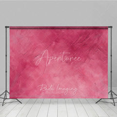 Aperturee - Aperturee Vibrant Fuchsia Pink Textured Photography Backdrop Abstract Artistic Wall Decor for Professional Studio Shoots