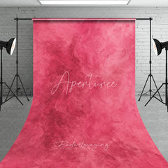 Aperturee - Aperturee Vibrant Pink and Magenta Textured Abstract Stucco Sweep Backdrop Modern Artistic Photography Background
