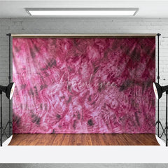 Aperturee - Aperturee Vibrant Pink Magenta Abstract Textured Photography Backdrop Artistic Mottled Tie-Dye Design for Studio Photoshoot