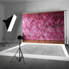 Aperturee - Aperturee Vibrant Pink Magenta Abstract Textured Photography Backdrop Artistic Mottled Tie-Dye Design for Studio Photoshoot