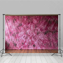 Aperturee - Aperturee Vibrant Pink Magenta Abstract Textured Photography Backdrop Artistic Mottled Tie-Dye Design for Studio Photoshoot