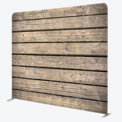 Aperturee - Aperturee Vintage Brown Wooden Board Photo Pillow Case Backdrop