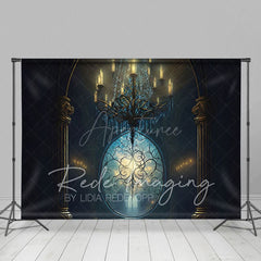 Aperturee - Aperturee Vintage Magic Chandelier Architecture Photo Backdrop