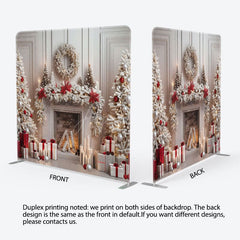 Aperturee - Aperturee Wall Gifts Trees Fireplace Tension Fabric Backdrop
