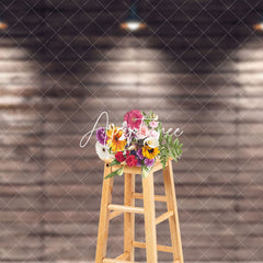 Aperturee - Aperturee Warm Comfortable Wooden Strip Soft Effects Backdrop