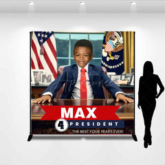 Aperturee Aperturee White House Office Custom Photo 4th Birthday Backdrop