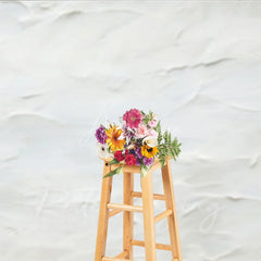 Aperturee - Aperturee White Textured Abstract Fine Art Backdrop Impasto Oil Painting Style Photography Background