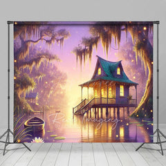 Aperturee - Aperturee Wonderland Forest Magical Bayou Photography Backdrop