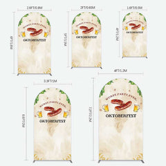 Aperturee Aperturee Wurst Party Ever Sausage Oktoberfest Arch Backdrop