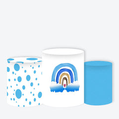 Aperturee - Aperturee You Are My Sunshine First Birthday Round Backdrop Kit Cute Watercolor Sun Baby Shower Photo Booth Decor