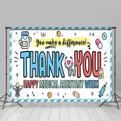Aperturee - Aperturee You Make A Difference Medical Assistant Week Backdrop