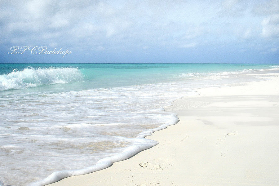 Aperturee - Beach Sea Waves Summer Vacation Portrait Backdrop