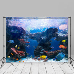 Aperturee - Beautiful Colored Aquarium Fish Summer Backdrop