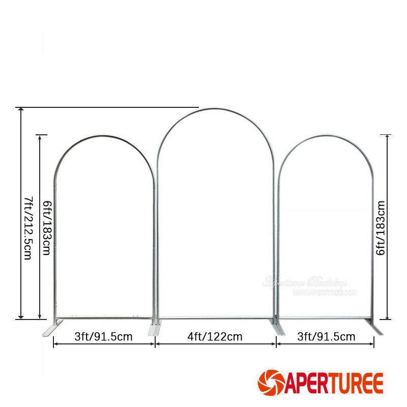 Aperturee - Before The Veil Cacti Heart Repeat Arch Backdrop Kit