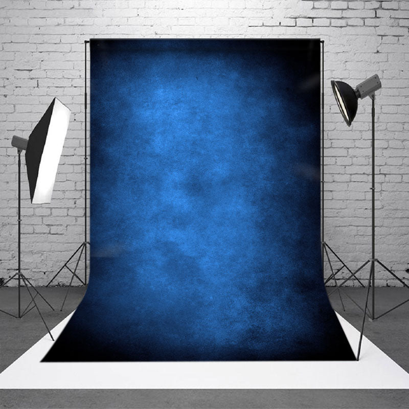 Aperturee - Black Blue Abstract Texture Vintage Photo Backdrop
