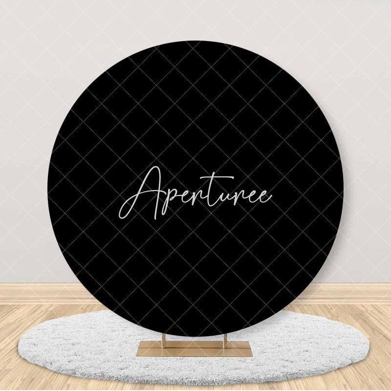 Aperturee Black Circle Photography Event Party Decro Backdrop